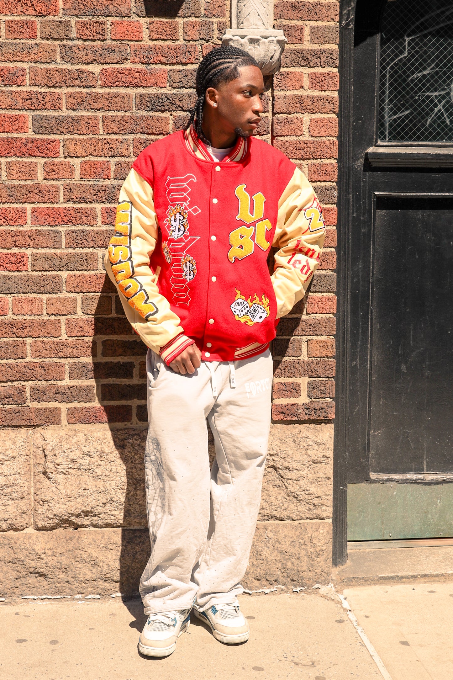 Journey Over Destination Varsity Jacket (Premade) 20% off @ Check out