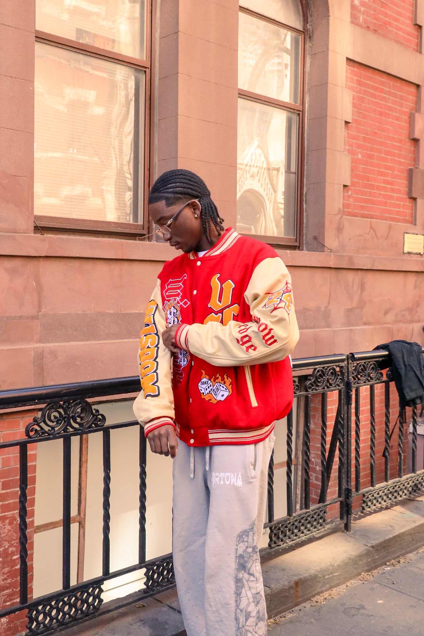 Journey Over Destination Varsity Jacket (Premade) 20% off @ Check out