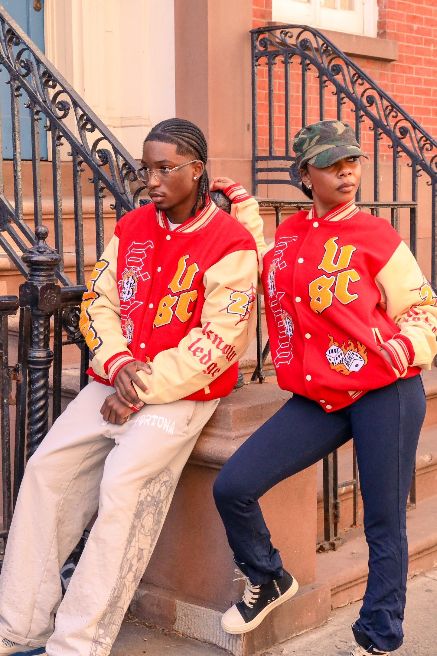 Journey Over Destination Varsity Jacket (Premade) 20% off @ Check out