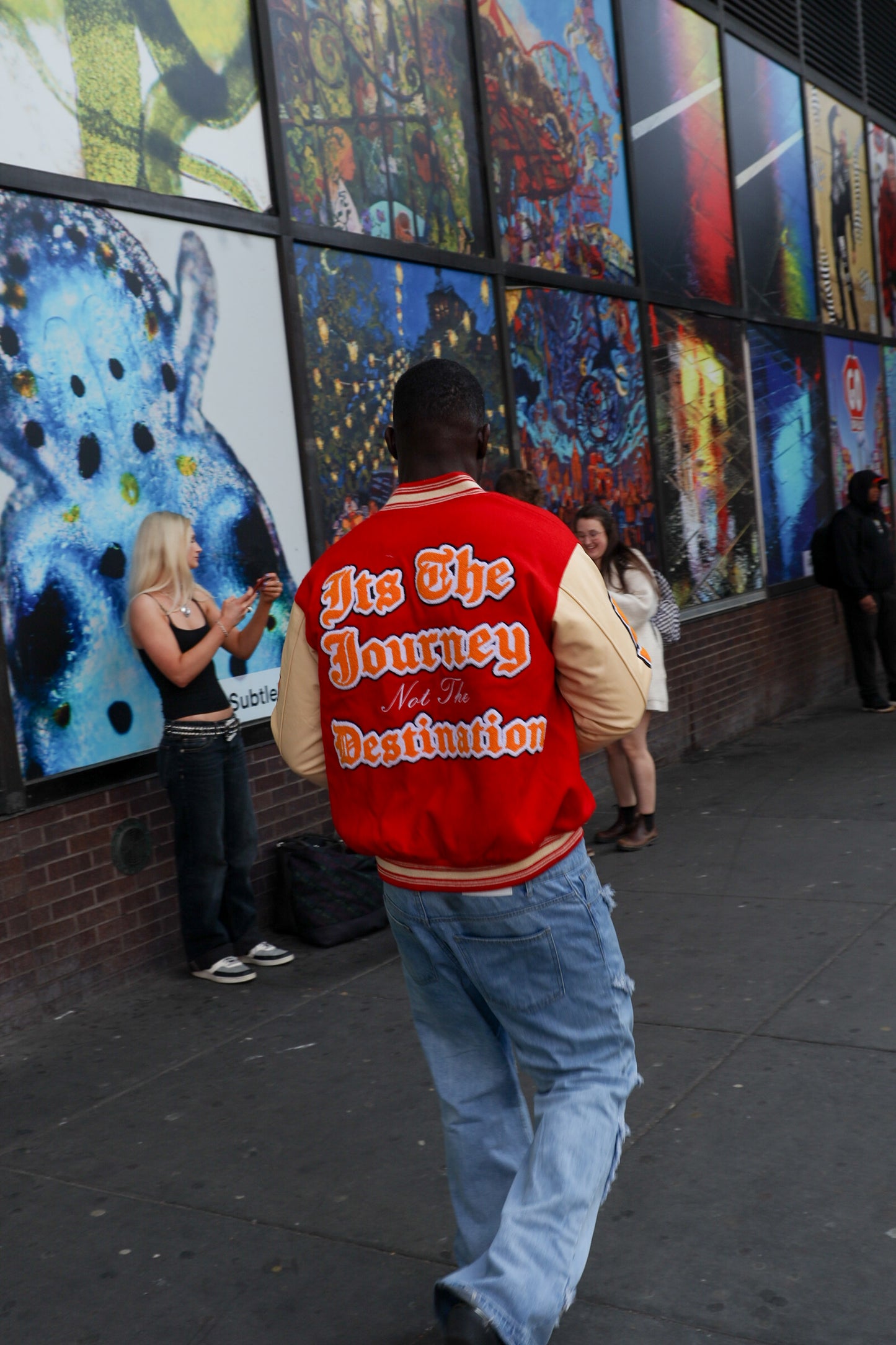 Journey Over Destination Varsity Jacket (Premade) 20% off @ Check out