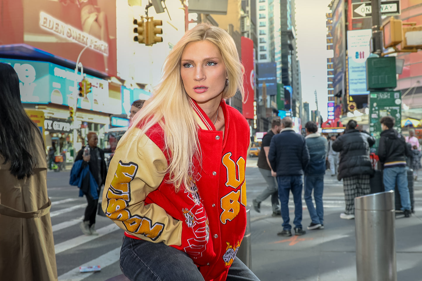 Journey Over Destination Varsity Jacket (Premade) 20% off @ Check out