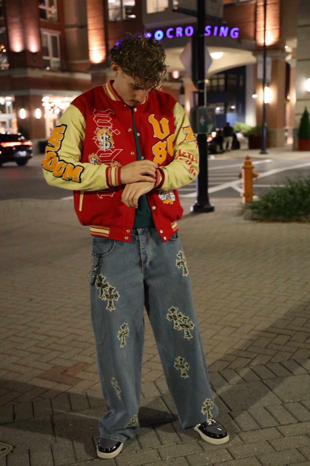 Journey Over Destination Varsity Jacket (Premade)