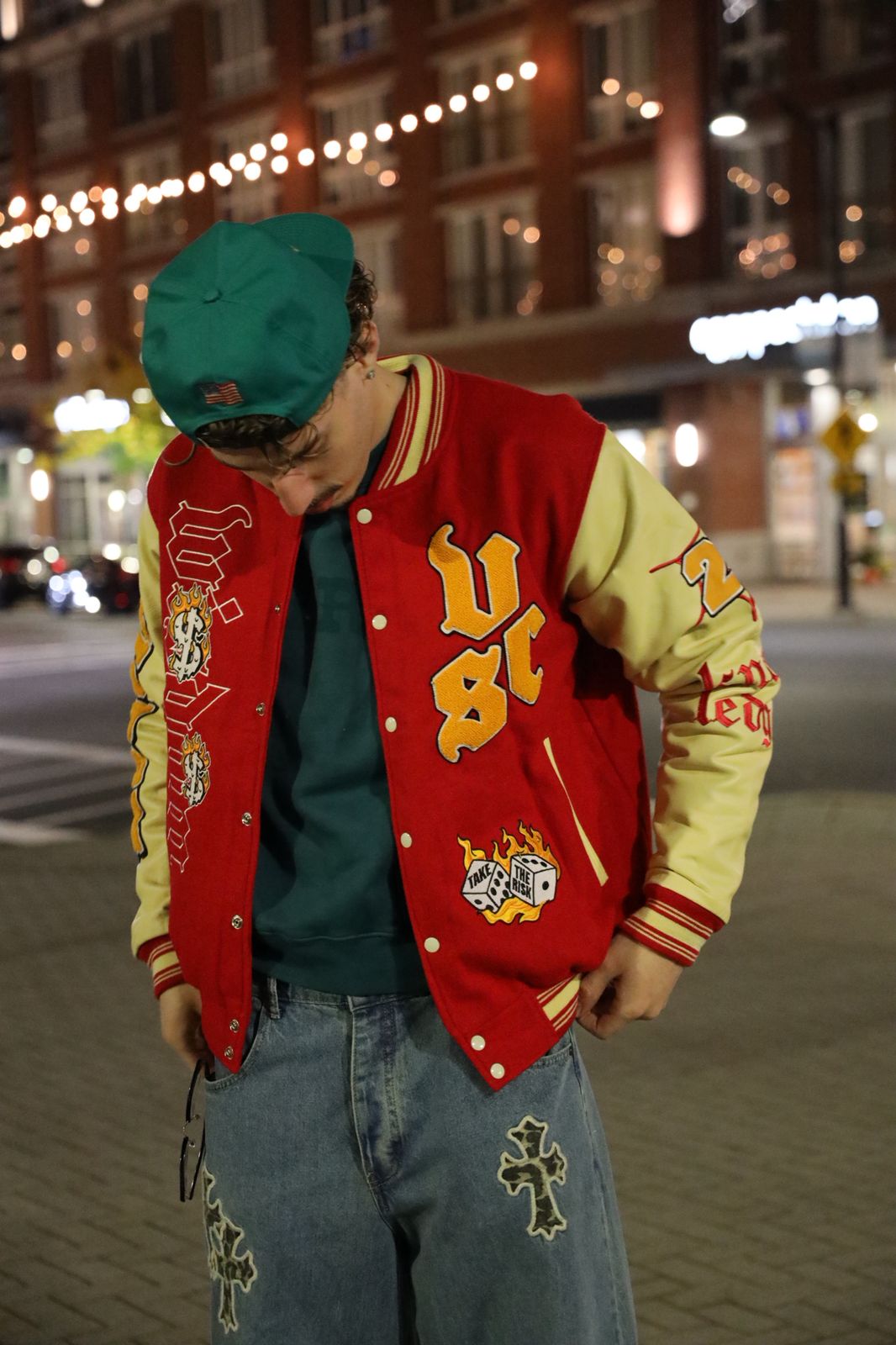 Journey Over Destination Varsity Jacket (Premade)